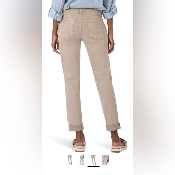 KUT from the Kloth Women's Catherine Boyfriend in Wheat - size 10 - Picture 3 of 6